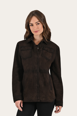 Dark Brown Avett Overshirt Jacket