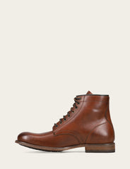 Men's Cognac Tyler Flex Lace Up Boots