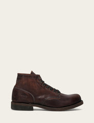 Men's Dark Brown Prison Boots