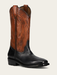 Men's Black Nash Deco Stitch Pull On Boots