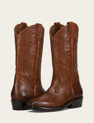 Men's Caramel Nash Deco Stitch Pull On Boots