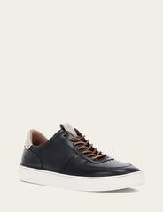 Men's Black Astor Low Lace Court Sneakers