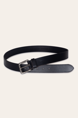 Men’s Black 35mm Pull Up Leather Belt