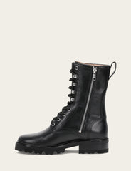 Women's Black Olivia Combat Boots