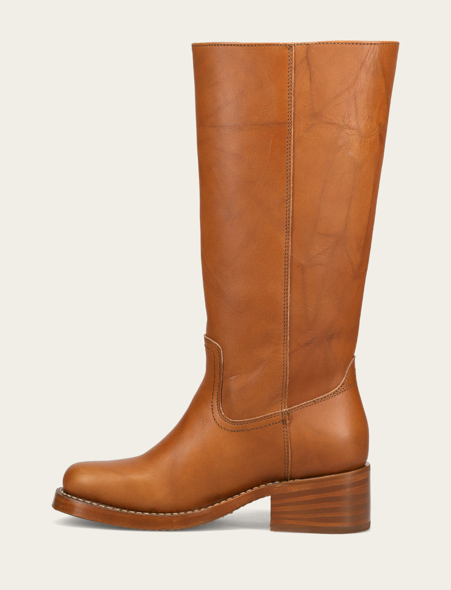 Women's Saddle Campus 14L Wide Calf Boots