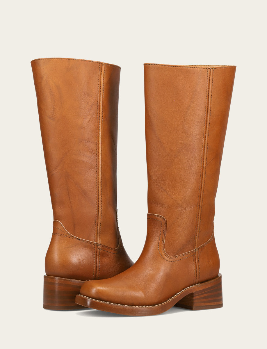 Women's Saddle Campus 14L Wide Calf Boots