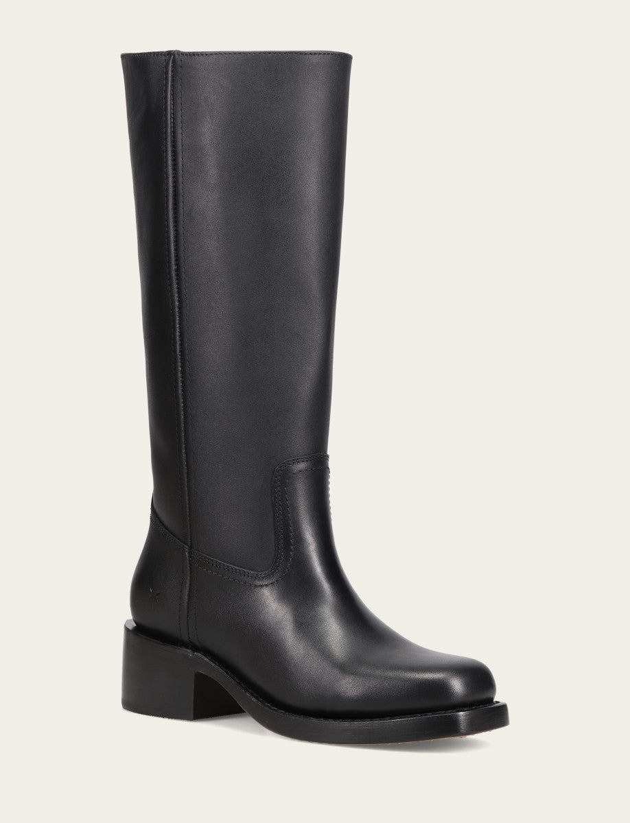 Women's Black Campus 14L Wide Calf Boots