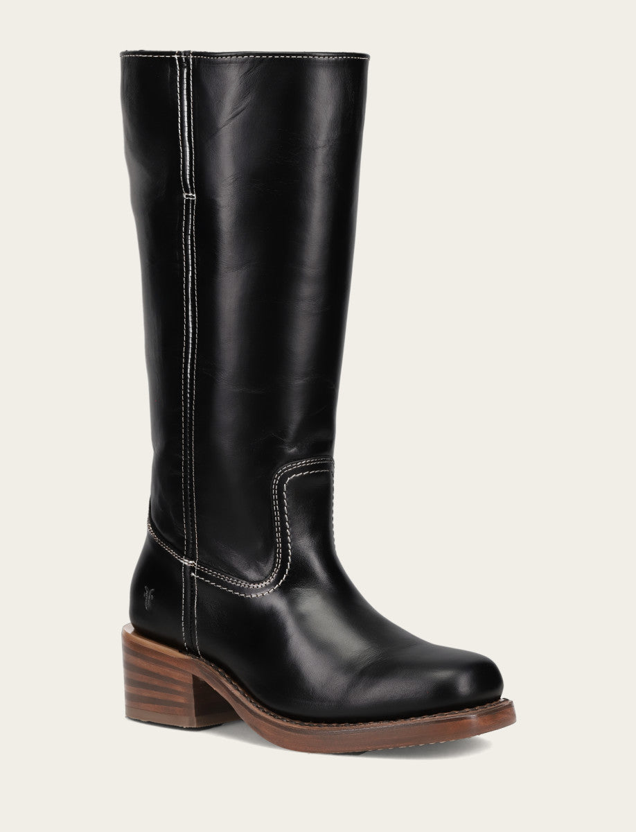 Women's Campus 14L Jet Black Wide Calf Boots