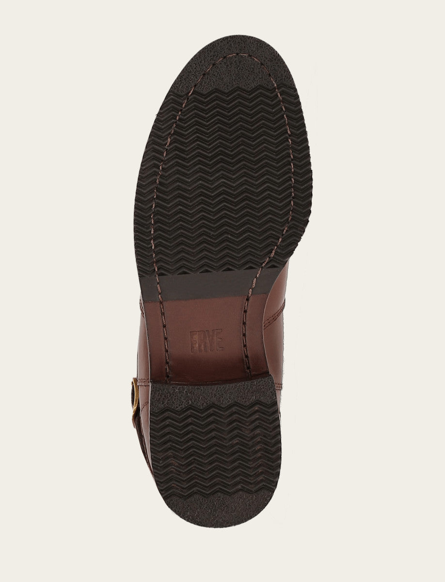 Women's Walnut Melissa Belted Riding Wide Calf Boot