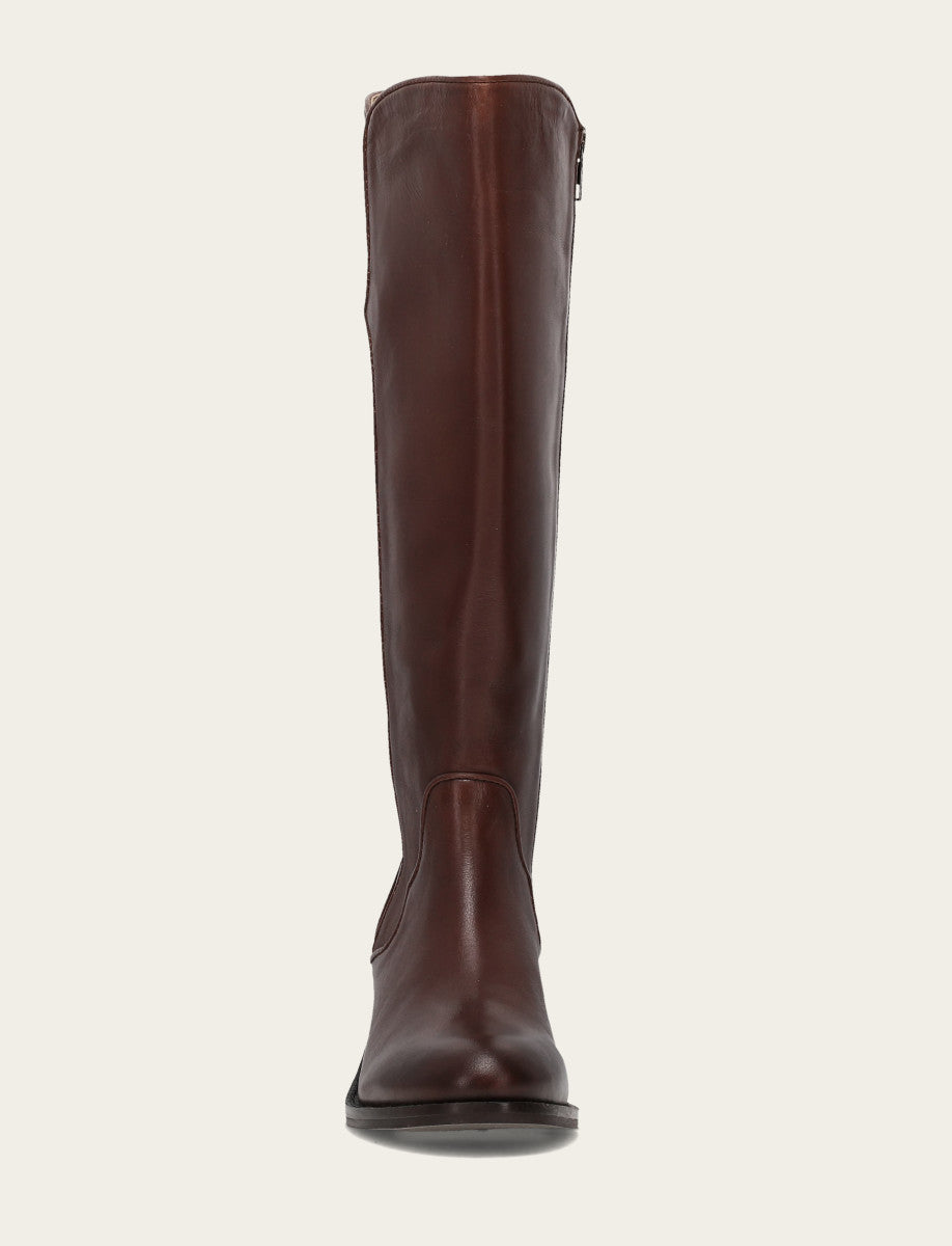 Women's Saddle Carson 2 Piping Tall Wide Calf Boot