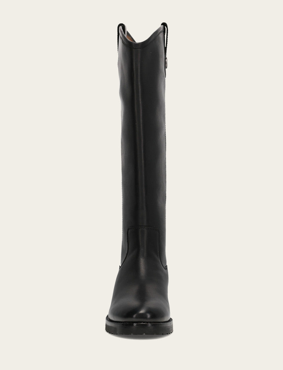 Women’s Black Wide Calf Melissa Lug Button Tall Boots | Frye