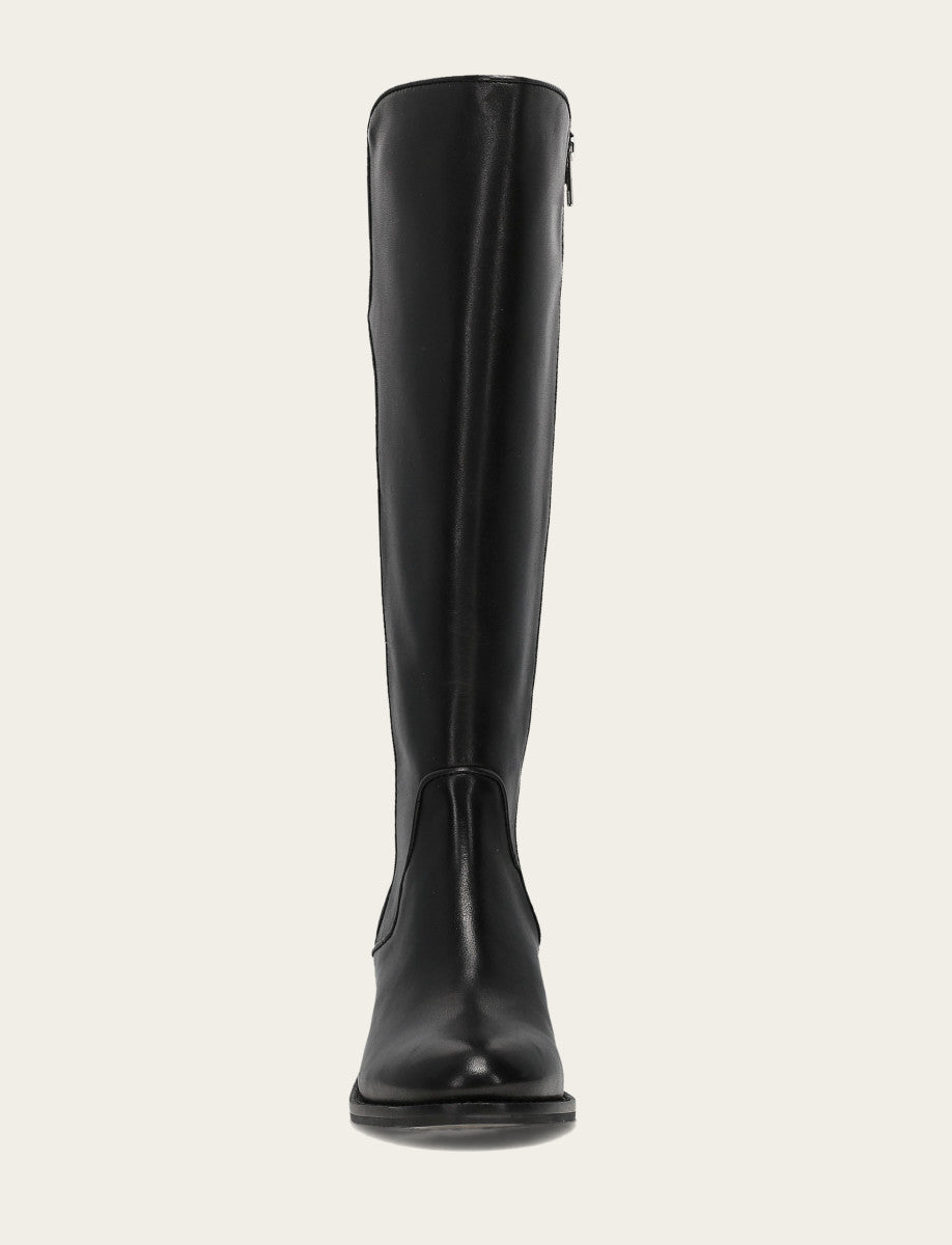 Women's Black Carson 2 Piping Tall Wide Calf Boot