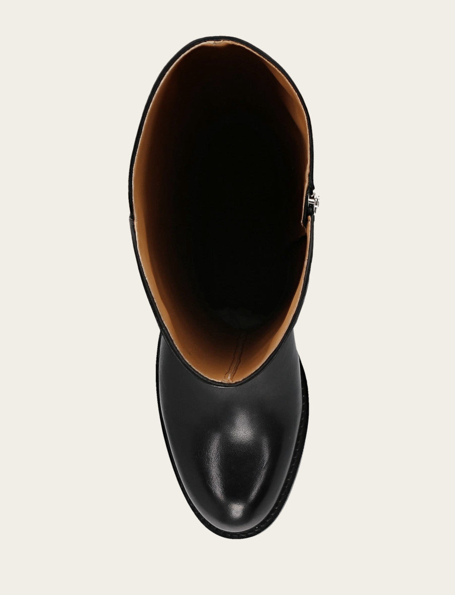 Women's Black Carson 2 Piping Tall Wide Calf Boot