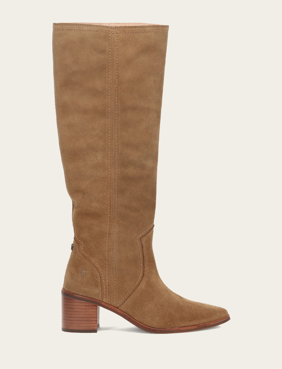 Women's Almond Sadie Softy Tall Wide Calf Boot