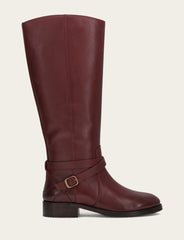 Women's Merlot Melissa Belted Riding Wide Calf Boot