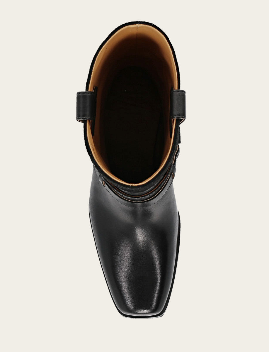 Women's Black Shiloh Harness Belted Boot