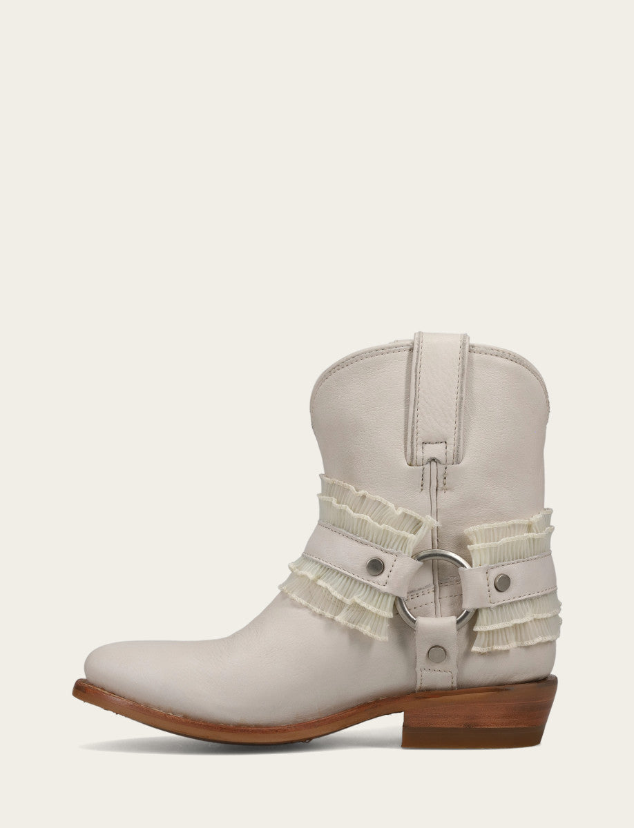 Women's Ivory Billy Harness Ruffle Boots