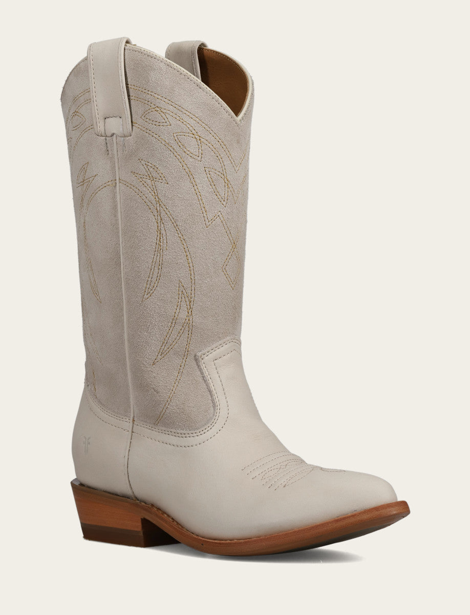Ivory Billy Pull On Deco Stitch Boot