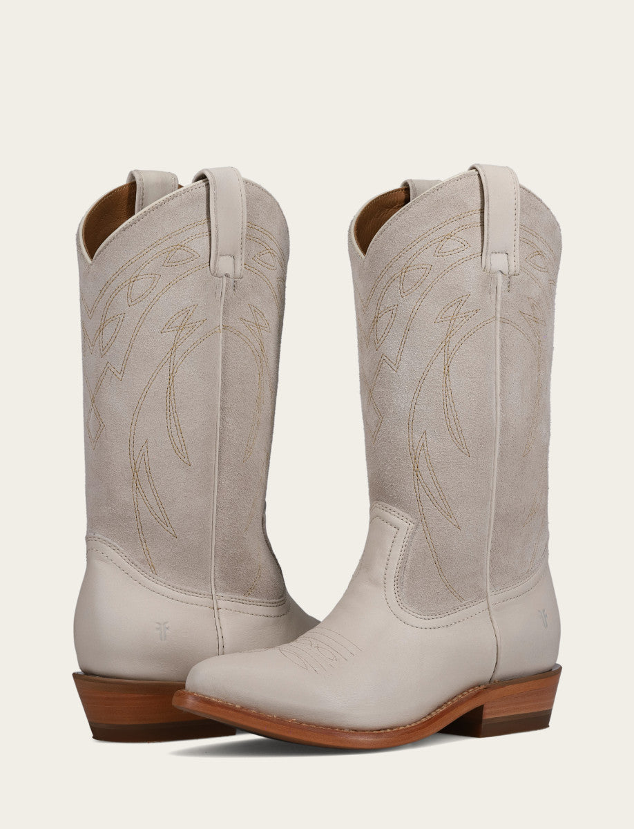 Ivory Billy Pull On Deco Stitch Boot