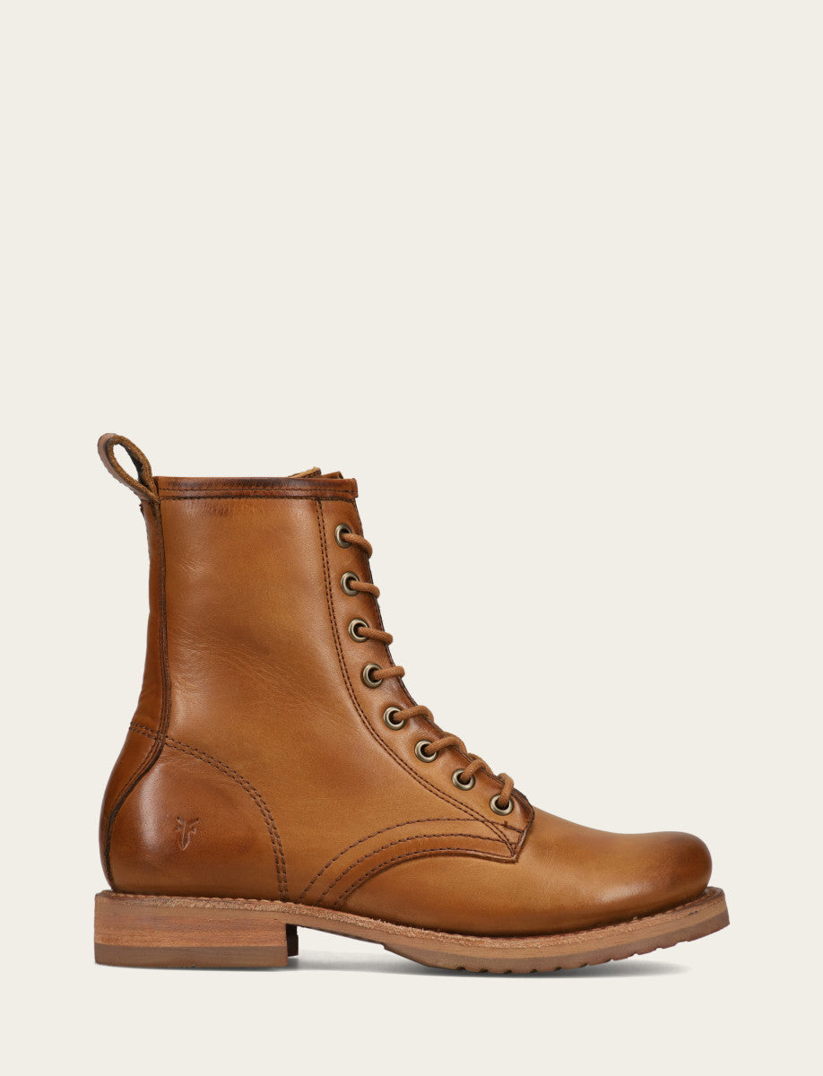 Women's Caramel Veronica Flex Combat Booties