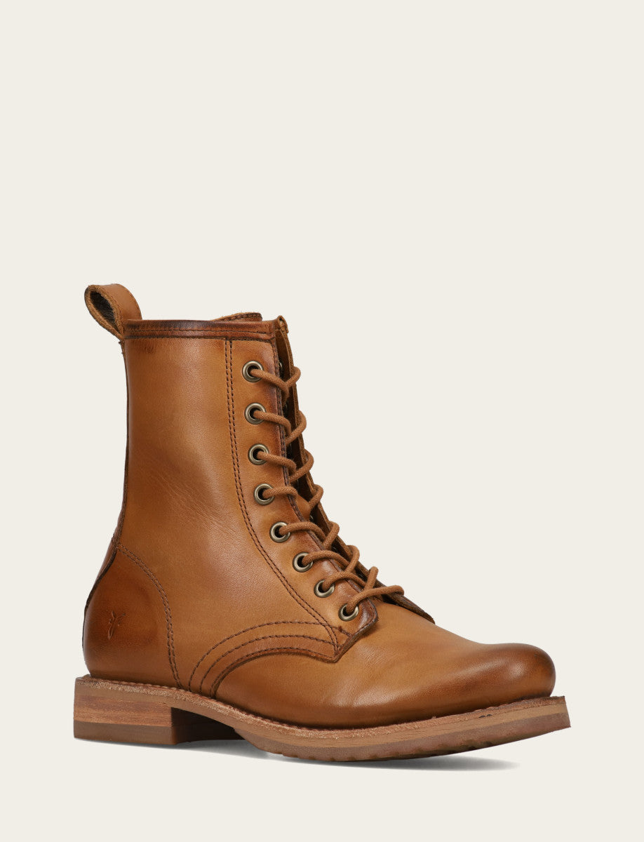 Women's Caramel Veronica Flex Combat Booties