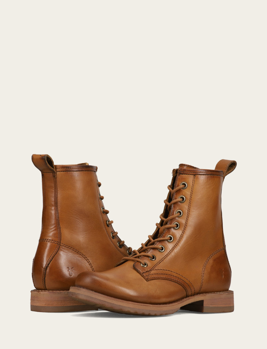 Women's Caramel Veronica Flex Combat Booties