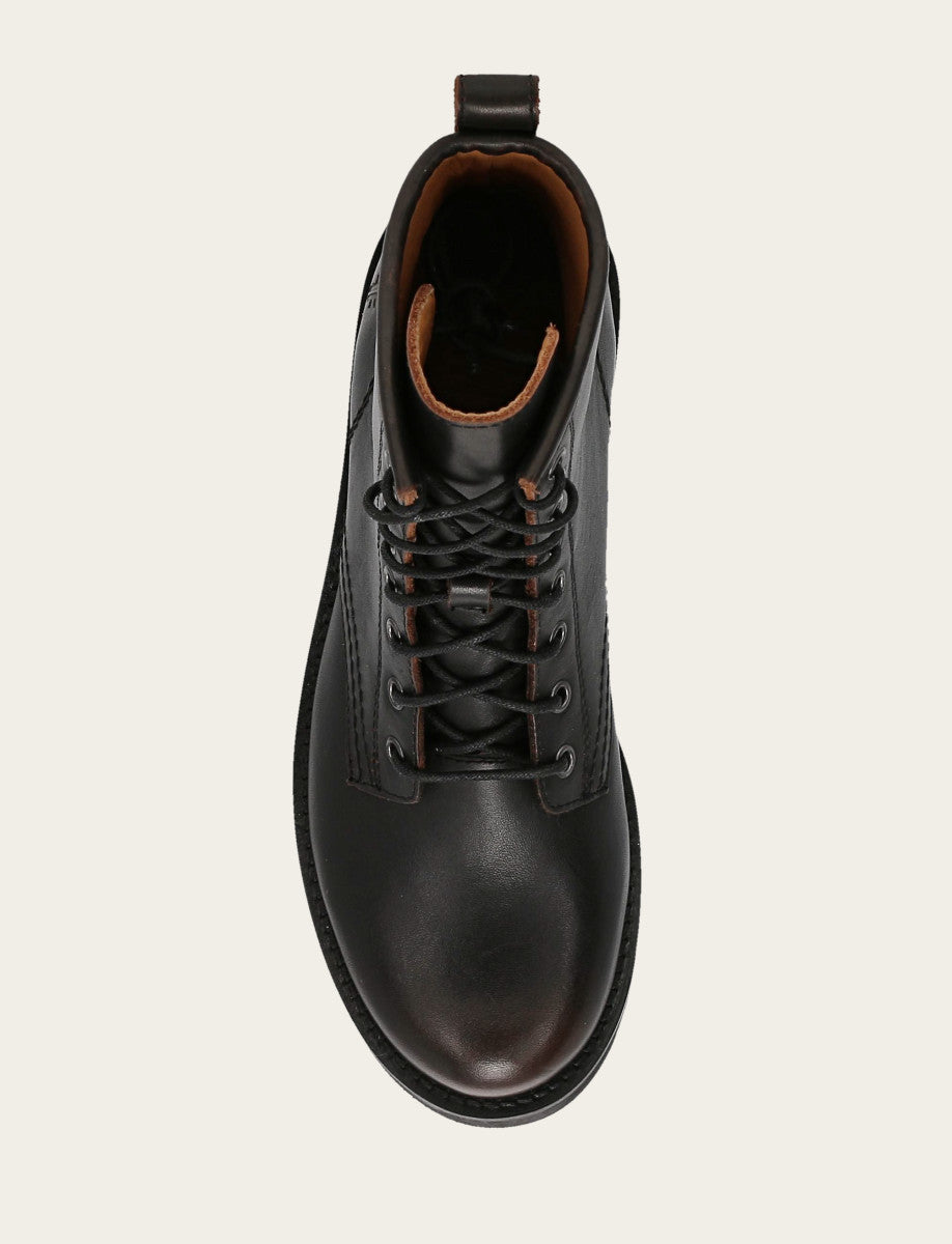 Antique Brown Veronica Flex Combat Boot