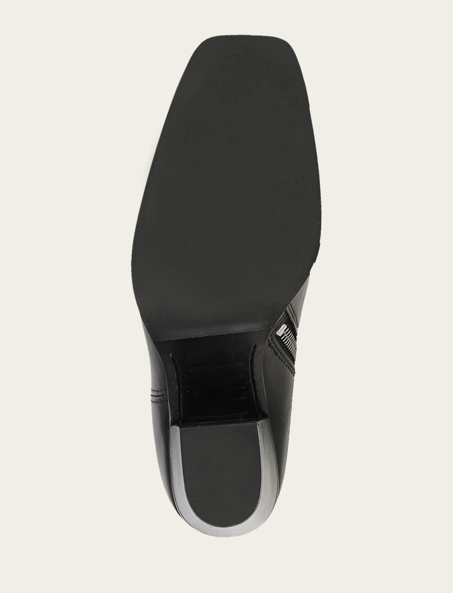 Women's Black Shiloh Zip Booties