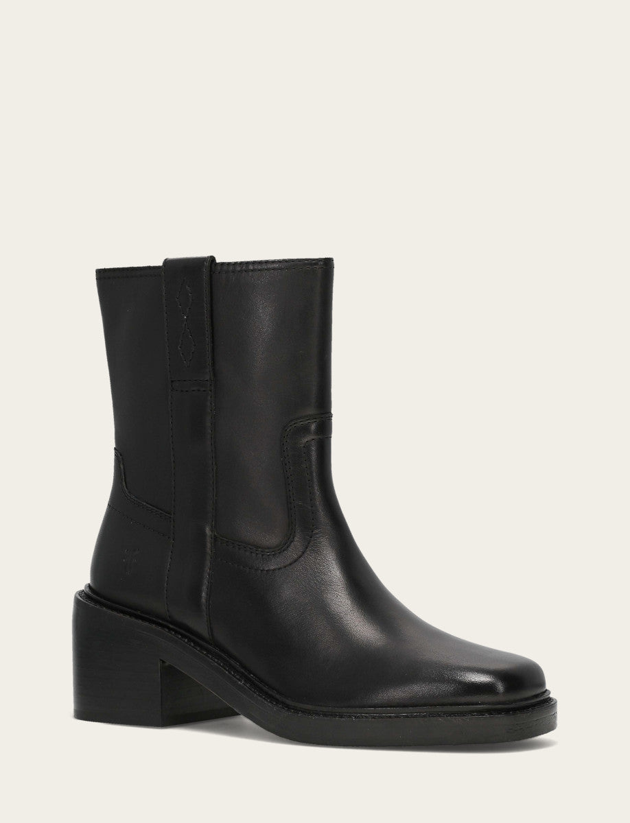 Women's Black Kate Short Inside Zip Boot