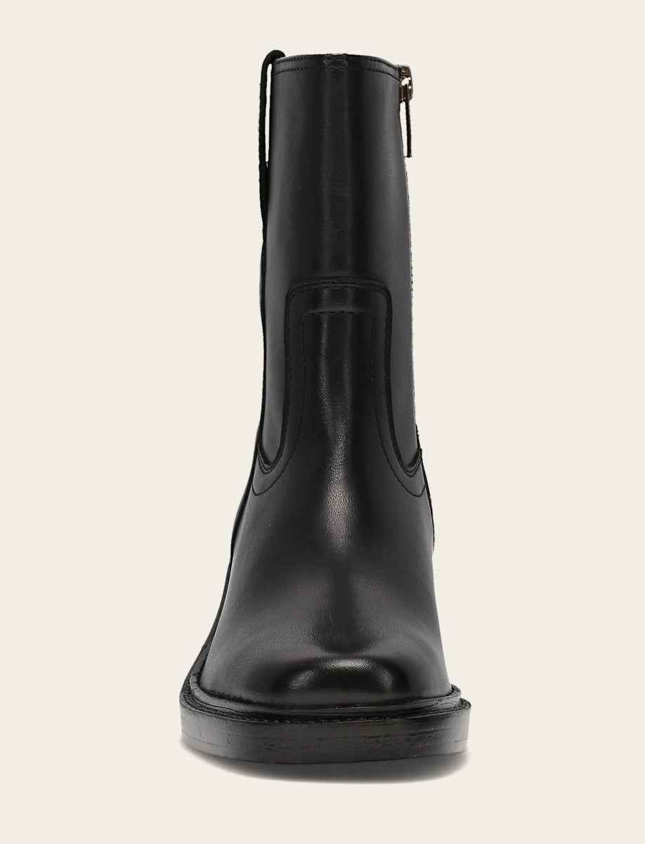 Women's Black Kate Short Inside Zip Boot