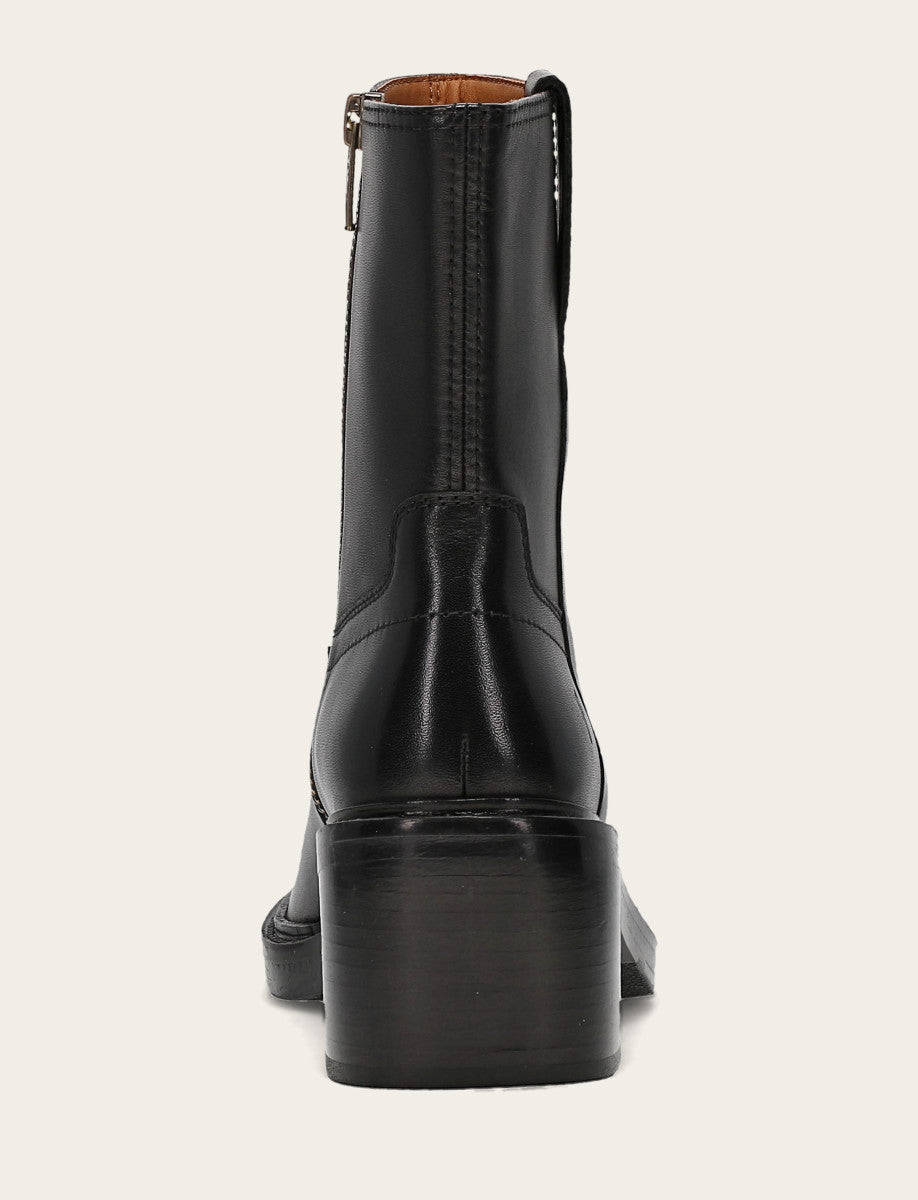 Women's Black Kate Short Inside Zip Boot