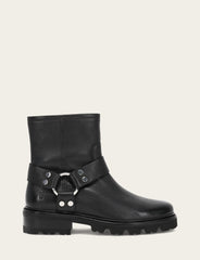 Women's Black Olivia Harness Short Booties