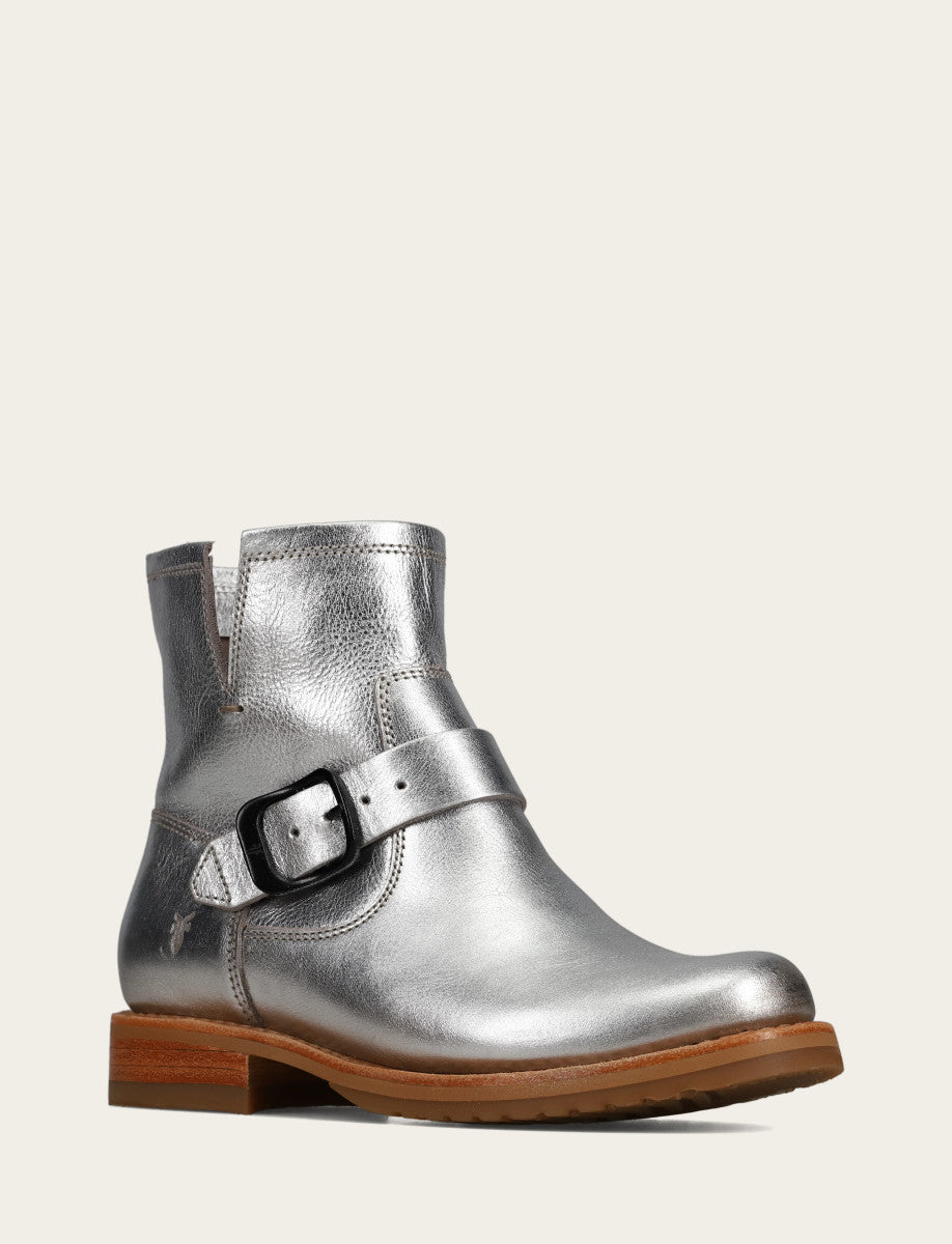 Women's Silver Veronica Flex Booties