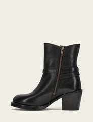 Women's Black Rylee Belted Inside Zip Boot