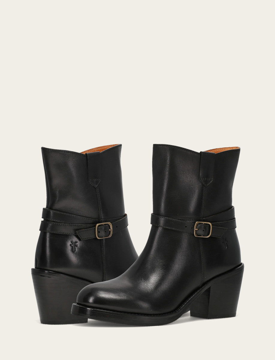 Women's Black Rylee Belted Inside Zip Boot