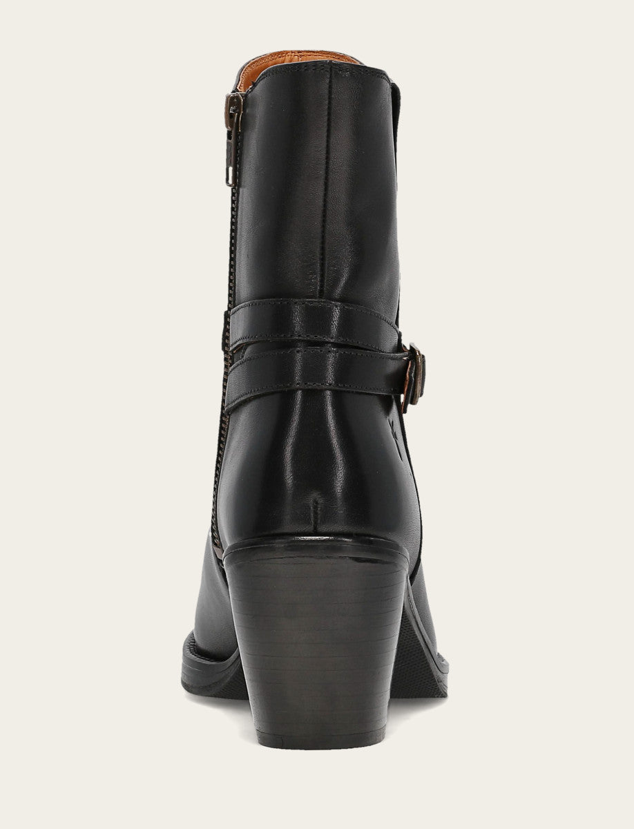 Women's Black Rylee Belted Inside Zip Boot