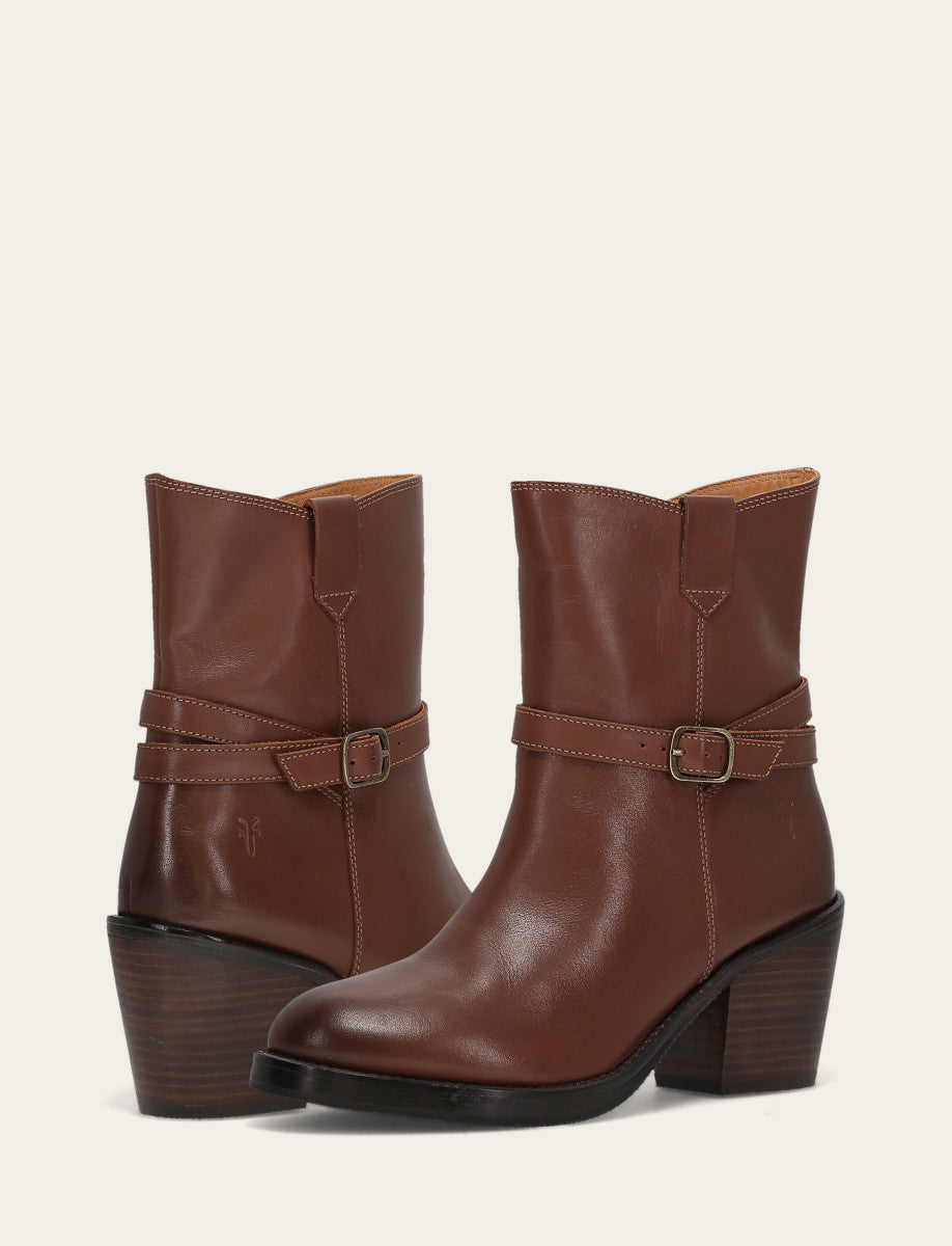 Women's Walnut Rylee Belted Inside Zip Boot
