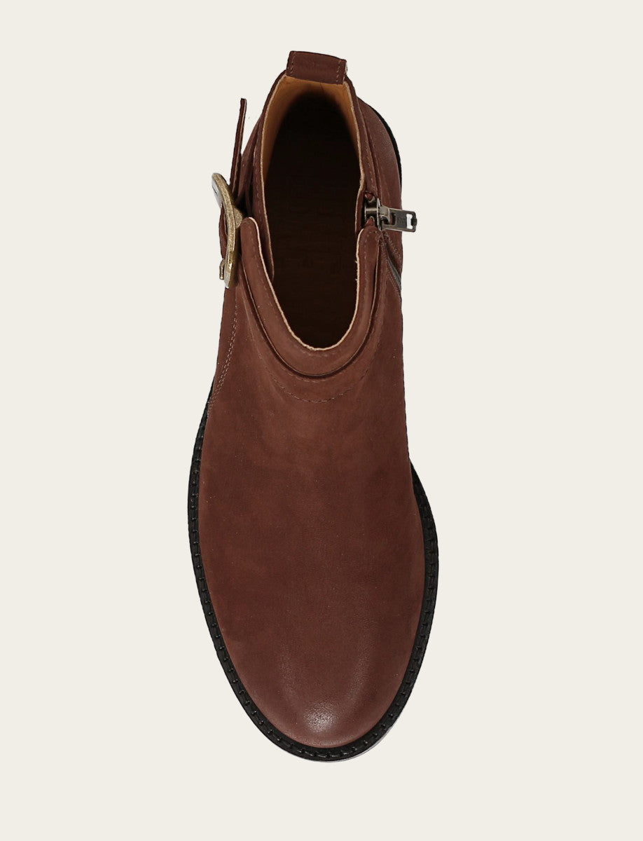 Women's Brown Piper Booties