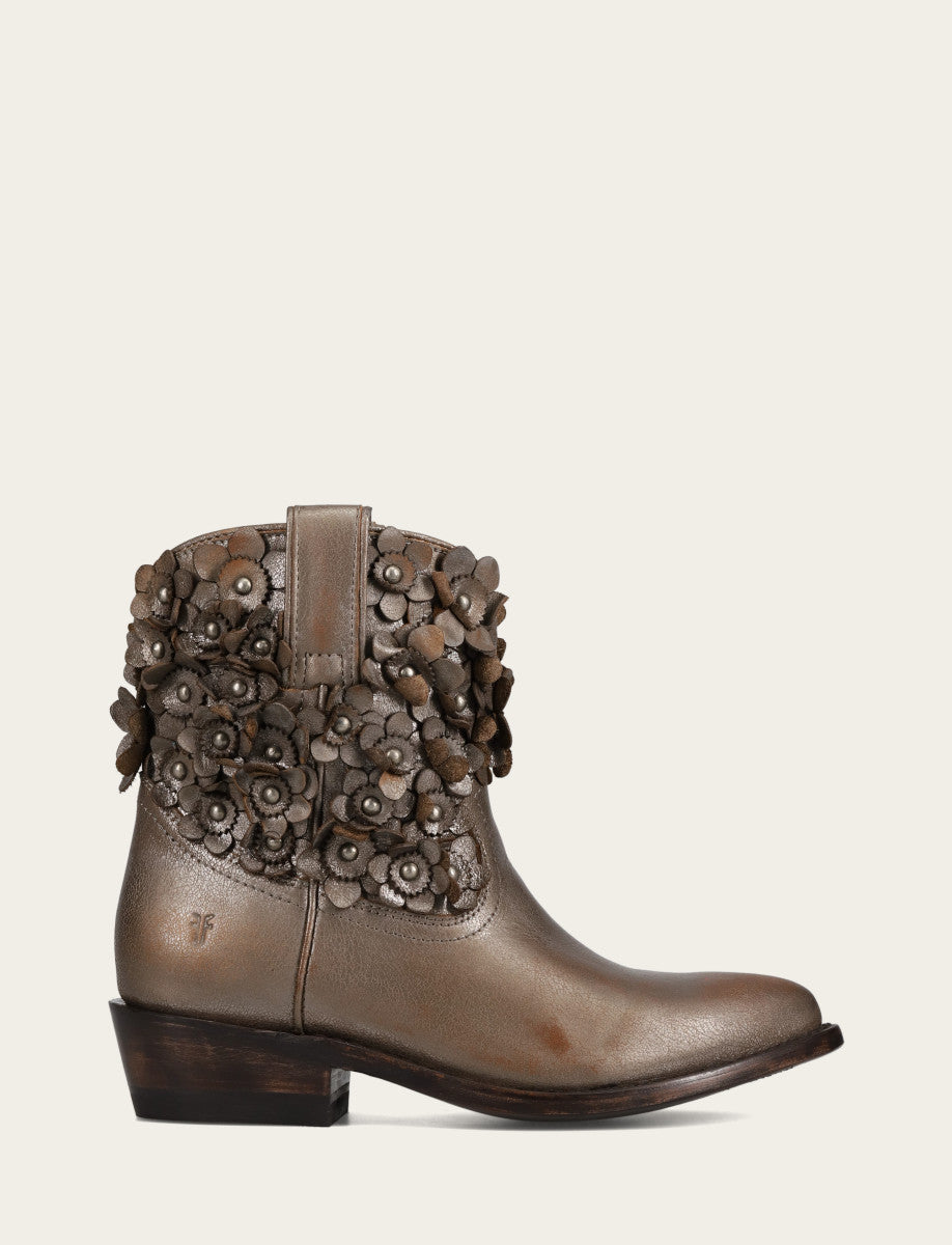 Women's Metallic Stone Billy Flower Boot