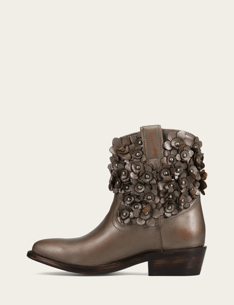 Women's Metallic Stone Billy Flower Boot