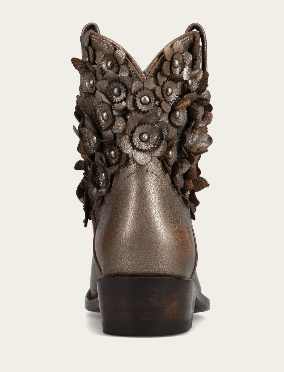Women's Metallic Stone Billy Flower Boot