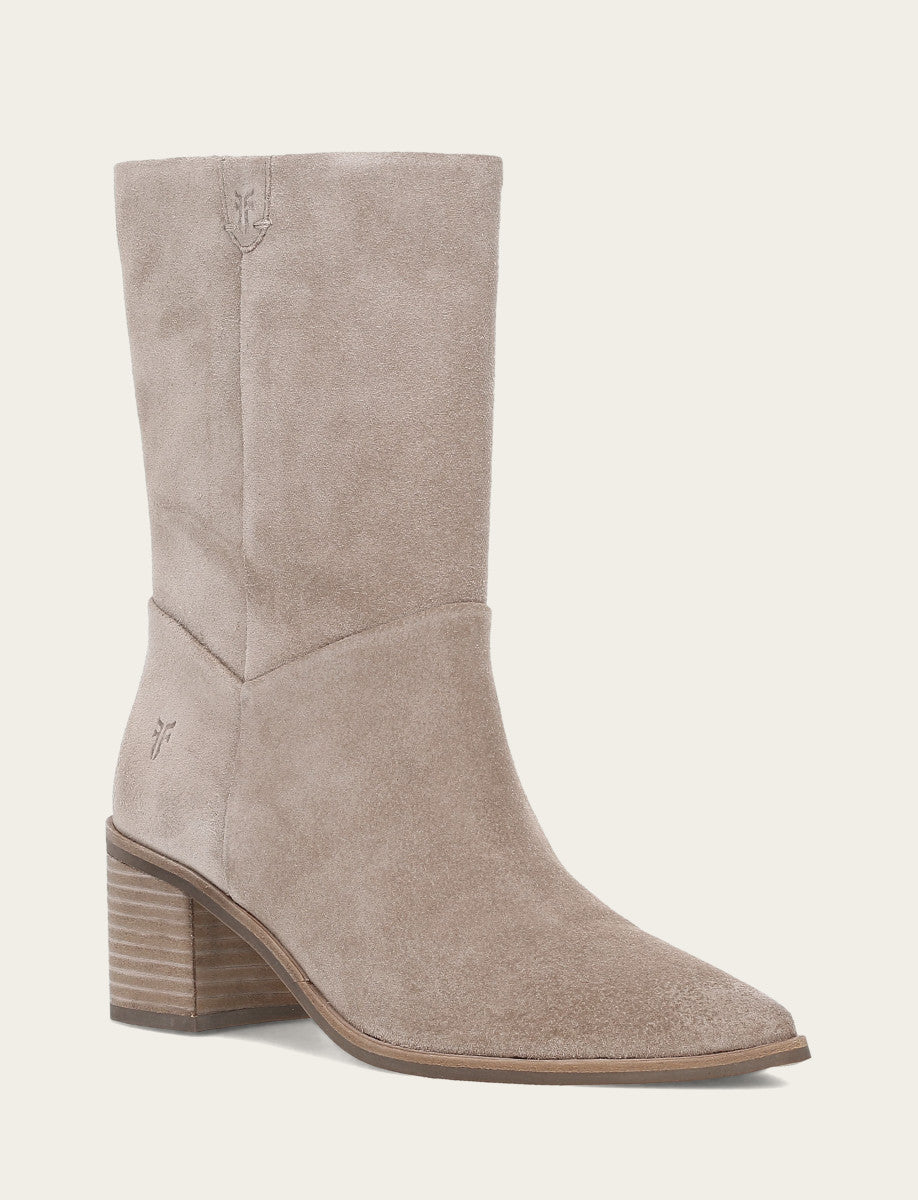 Women's Taupe Sadie Softy Mid Booties