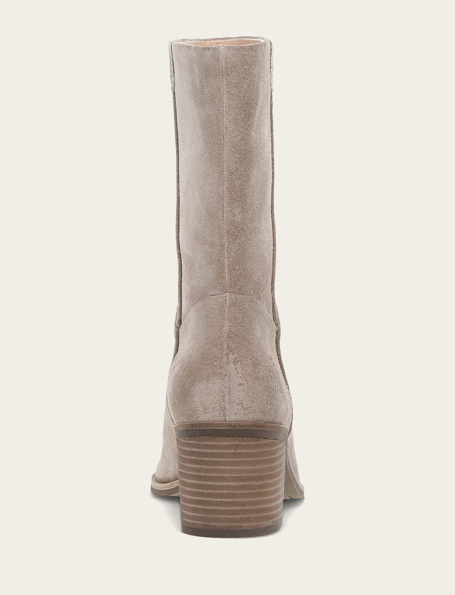 Women's Taupe Sadie Softy Mid Booties