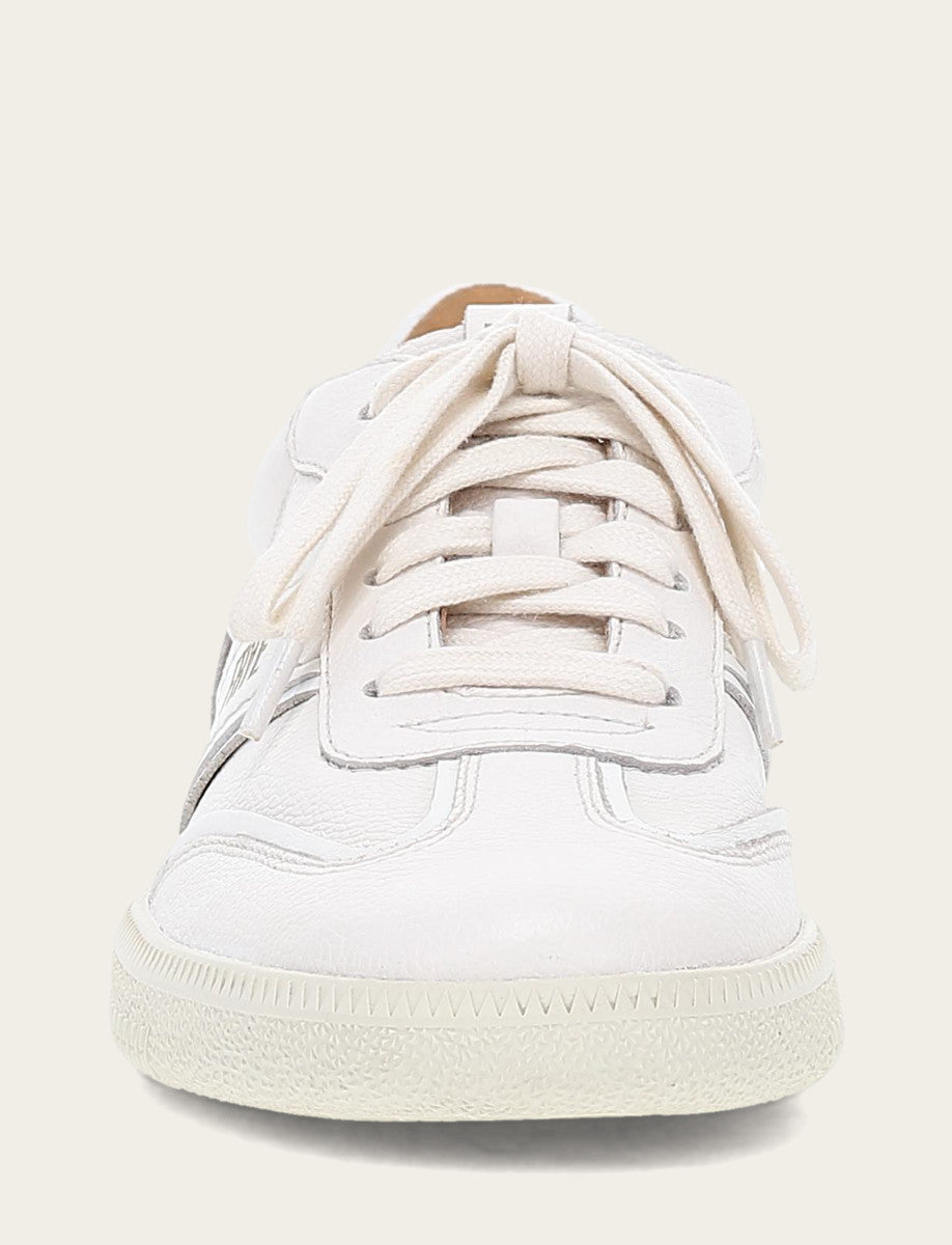 Women's White Milly Low Lace Sneakers