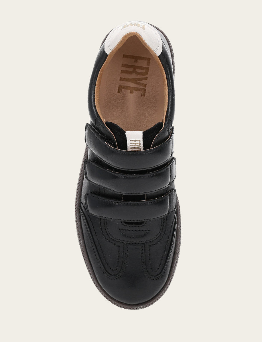 Women's Black Milly 3 Strap Sneakers