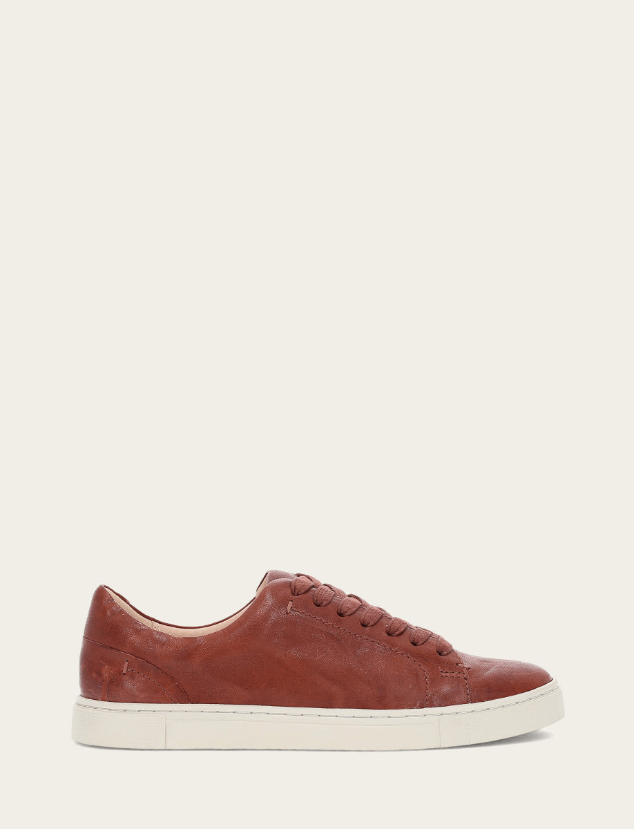 Women's Cognac Ivy Low Lace Sneakers