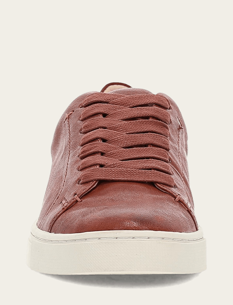 Women's Cognac Ivy Low Lace Sneakers