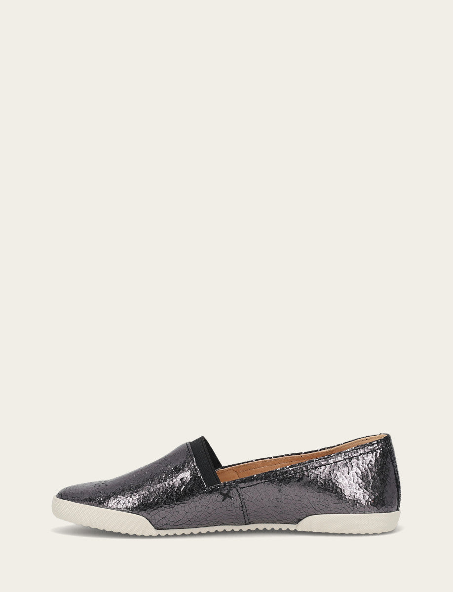 Women's Pewter Mirror Melanie Slip On Sneakers