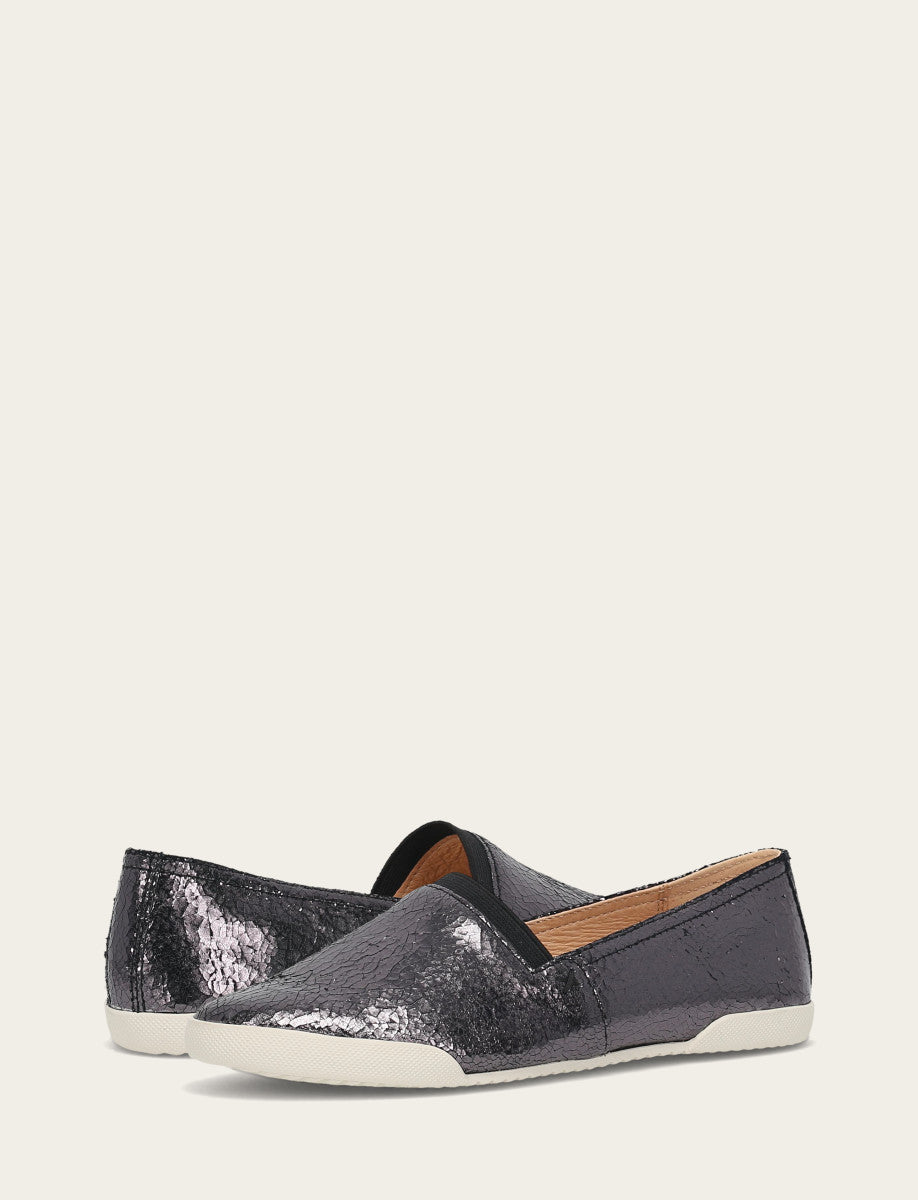 Women's Pewter Mirror Melanie Slip On Sneakers