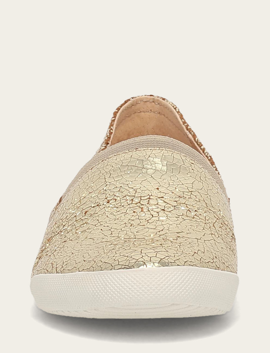 Women's Gold Mirror Melanie Slip On Sneakers